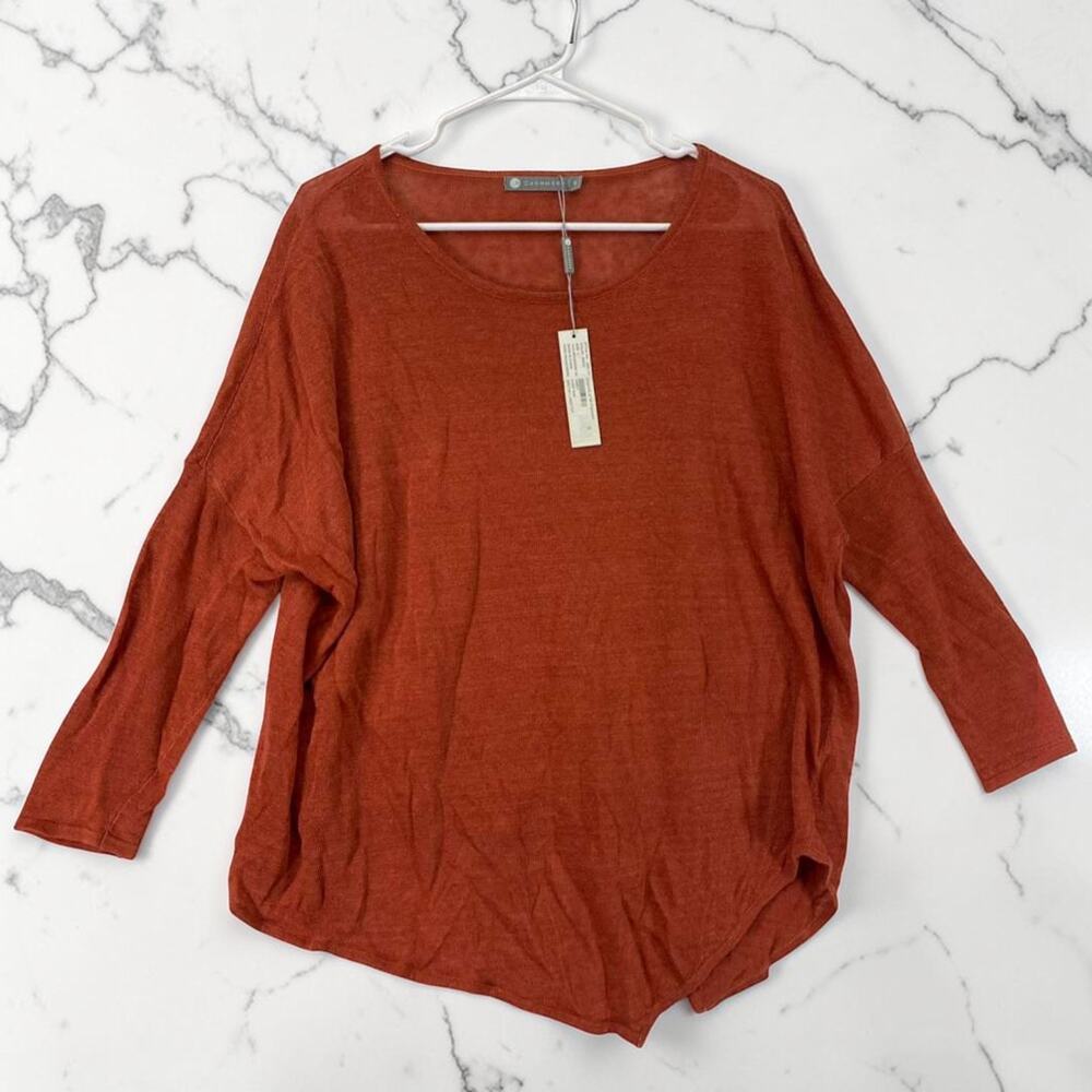 In Cashmere Women´s fine knit sweater 100% Linen Sz S